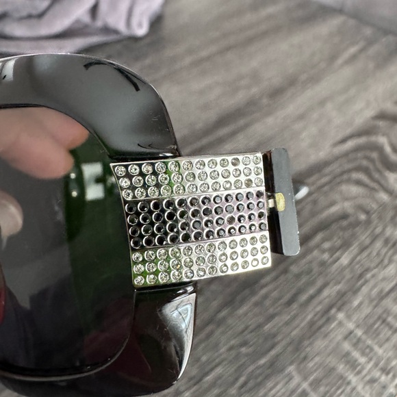 Gucci Sunglasses GG 2901 Strass Optyl Black Crystals Scratch oversized vintage - Picture 10 of 13